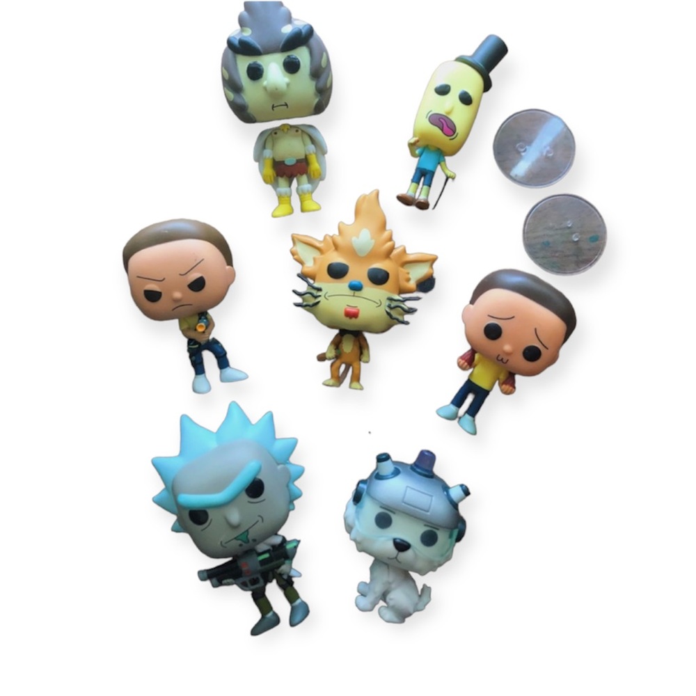 lot of 7 rick and morty OOB funko pop